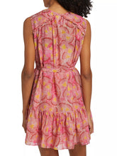 Load image into Gallery viewer, Saloni Pixie Cotton-Silk Voile Minidress- Safflower