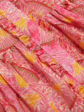 Load image into Gallery viewer, Saloni Pixie Cotton-Silk Voile Minidress- Safflower