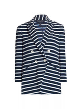 Load image into Gallery viewer, Veronica Beard Ortiz Jacket- Marine/Off White/Surf