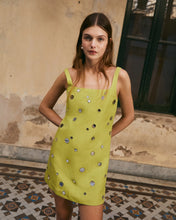 Load image into Gallery viewer, Tanya Taylor Barton Mirror Dress - Lime Mist