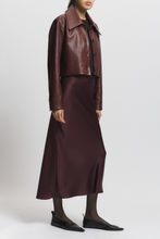 Load image into Gallery viewer, SAINT ART Talia Charmeuse Maxi Skirt