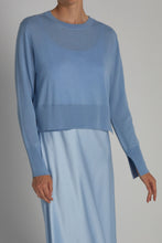 Load image into Gallery viewer, Saint Art Elodie Crewneck - Baby Blue