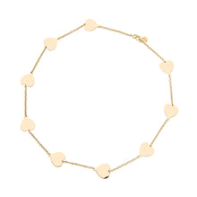 Load image into Gallery viewer, Jane Win LOVE Pieces of My Heart Chain Necklace