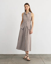 Load image into Gallery viewer, Tanya Taylor Hannah Dress - Acorn/Optic White