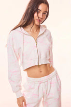 Load image into Gallery viewer, Love Shack Fancy Pierra Crop Hoodie - Pastry Pink