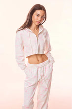 Load image into Gallery viewer, Love Shack Fancy Pierra Crop Hoodie - Pastry Pink