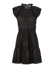Load image into Gallery viewer, Veronica Beard Keely Tiered Dress- Black