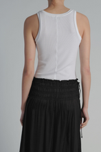Load image into Gallery viewer, Saint Art Soren Ribbed Tank- White