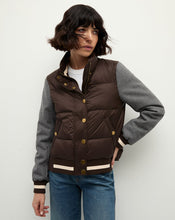 Load image into Gallery viewer, Veronica Beard Ethan Puffer in Dark Chocolate