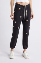 Load image into Gallery viewer, The Great The Stadium Sweatpant- Black Daisy