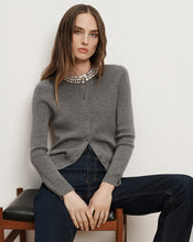 Load image into Gallery viewer, Veronica Beard Daro Cardigan - Dark Heather Grey