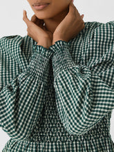 Load image into Gallery viewer, Hunter Bell Eubanks Top - Green & White Gingham