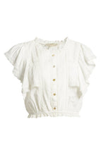 Load image into Gallery viewer, Love Shack Fancy Nora Top- Antique White