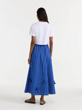 Load image into Gallery viewer, Saloni Judi Skirt - Azure Stripe