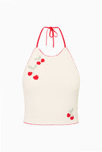 Load image into Gallery viewer, Love Shack Fancy Avanya Top- Cherry Sail