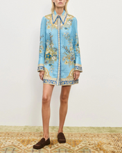 Load image into Gallery viewer, Alemais Cassie Mini Dress - Blue