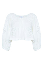 Load image into Gallery viewer, Hunter Bell Daisy Top- White Eyelet