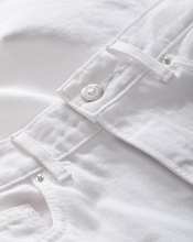 Load image into Gallery viewer, Veronica Beard Taylor Cuffed Cropped High Rise White Wide Leg