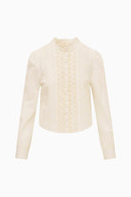 Load image into Gallery viewer, Love Shack Fancy Larine Top- Off White