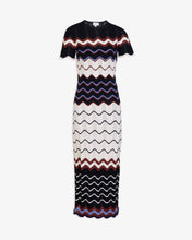 Load image into Gallery viewer, Tanya Taylor Leighton Knit Dress- Black creme