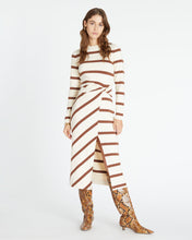Load image into Gallery viewer, Tanya Taylor Cody Dress - Cream/Expresso