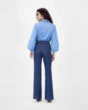 Load image into Gallery viewer, Tanya Taylor Marina Stripe Top