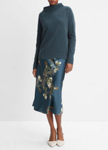 Load image into Gallery viewer, Vince Plush Cashmere Funnel Neck Sweater - Azurine