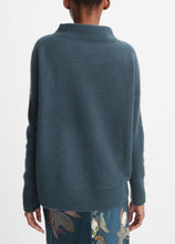 Load image into Gallery viewer, Vince Plush Cashmere Funnel Neck Sweater - Azurine