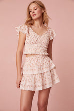 Load image into Gallery viewer, LoveShackFancy Ruffle Mini Skirt - Cherry Kisses