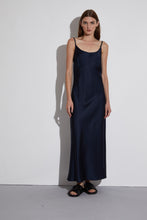 Load image into Gallery viewer, Saint Art Haley Slip Dress - Navy