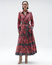 Load image into Gallery viewer, Figue Shelby Dress - Suzani Salmon