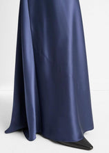Load image into Gallery viewer, Vince Satin Maxi Skirt- Dark Peri