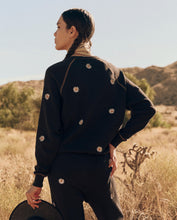 Load image into Gallery viewer, The Great The College Sweatshirt- Black Daisy Embroidery