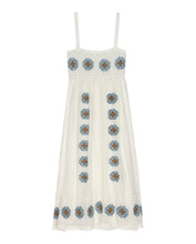 Load image into Gallery viewer, The Great The Roam Dress with Folklore Embroidery- Cream