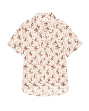 Load image into Gallery viewer, The Great Short Sleeve Pajama Shirt - Cream Cowboy