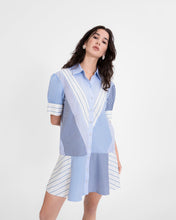 Load image into Gallery viewer, Tanya Taylor Ladessa Dress- Oxford blue multi