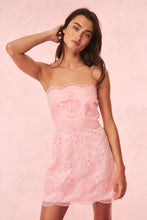 Load image into Gallery viewer, Loveshack Fancy Vailia Organza Eyelet Mini Dress