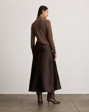 Load image into Gallery viewer, Tanya Taylor Vera Dress - Dark Fig