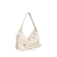 Load image into Gallery viewer, Jerome Dreyfuss Goatskin Lucky Hobo Bag - Ecru Graine