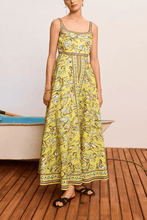 Load image into Gallery viewer, Alemas Fish Sticks Sundress- Yellow