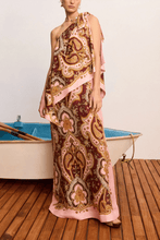 Load image into Gallery viewer, Alemas Porter Midi Dress-Burgundy