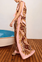 Load image into Gallery viewer, Alemas Porter Midi Dress-Burgundy