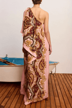 Load image into Gallery viewer, Alemas Porter Midi Dress-Burgundy