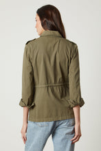 Load image into Gallery viewer, Velvet Ruby Jacket- Army