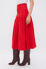 Load image into Gallery viewer, The Great Rhythm Skirt- Red