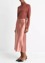 Load image into Gallery viewer, Vince Shaped Hem Slip Skirt - Petal Amber