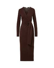 Load image into Gallery viewer, Veronica Beard Salomez Knit Dress - Espresso