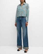 Load image into Gallery viewer, Veronica Beard Maia Top - Pine/White