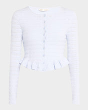 Load image into Gallery viewer, Love Shack Fancy Rogan Cardigan- Morning Sky