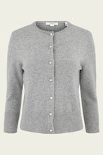 Load image into Gallery viewer, Vince Pearl Button Cardigan - Mid Grey